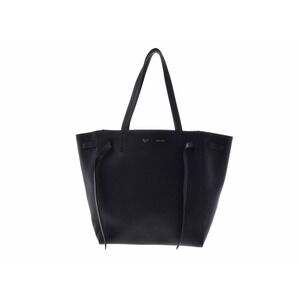 Celine Cabas Phantom Crocodile leather black